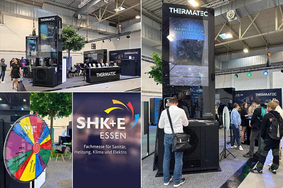 Článek Thermatec na veletrzích SHK+E Essen v Německu!
